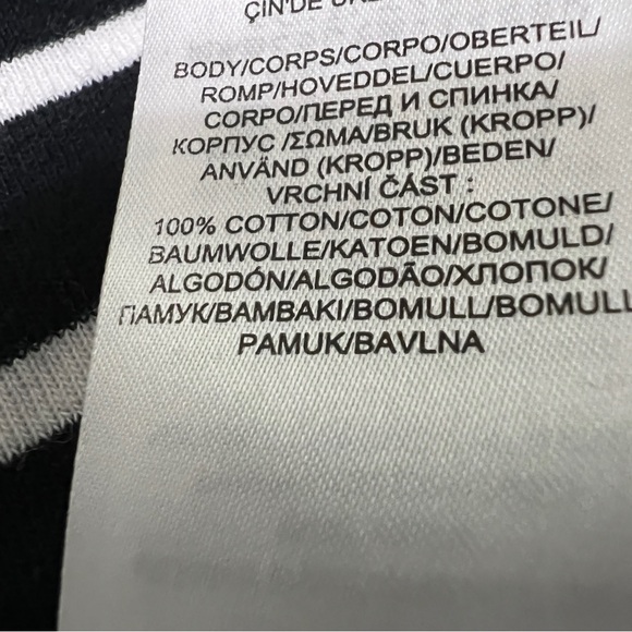 LRL Striped 3/4 Sleeves Top M - Picture 8 of 8